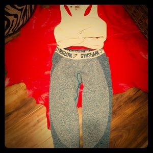 Gymshark top and crop leggings.